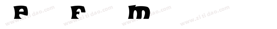 2Peas Flea Market字体转换